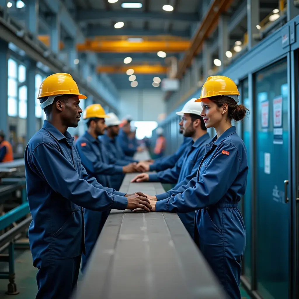 Creative team at work